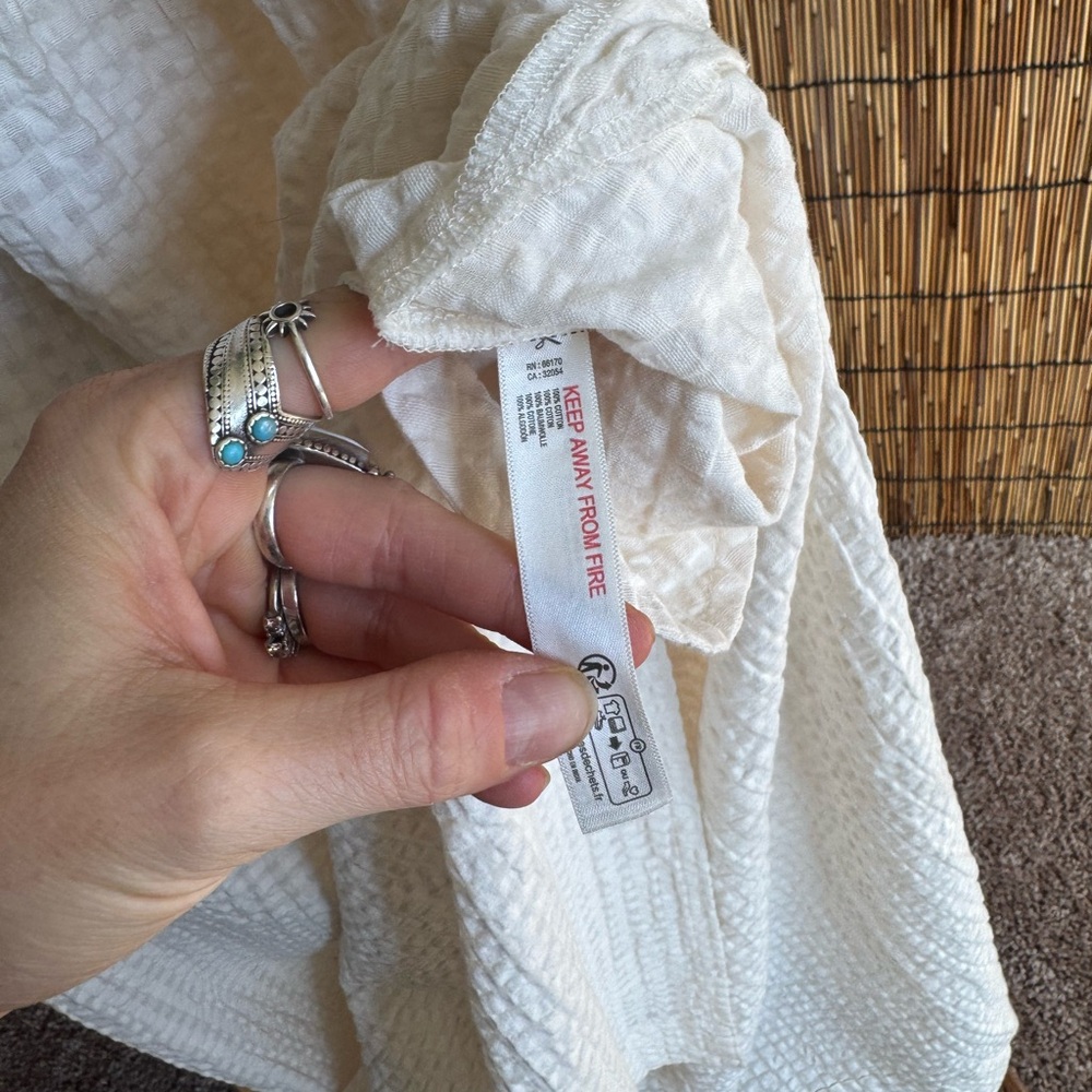 Free People Penelope Pucker Check Midi Dress - Picture 4 of 6